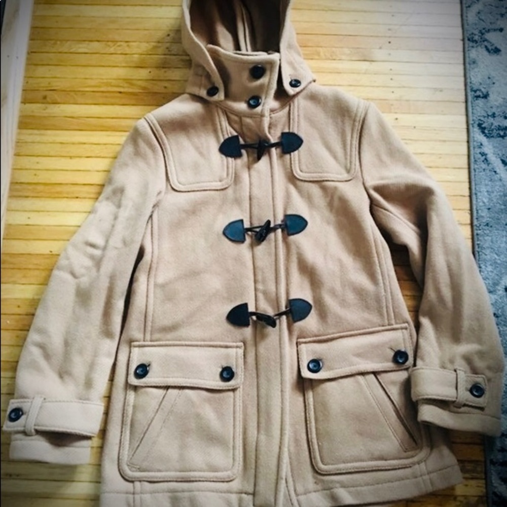 Eddie Bauer hooded peacoat